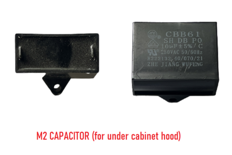 M2 CAPACITOR -UNDER CABINET HOOD
